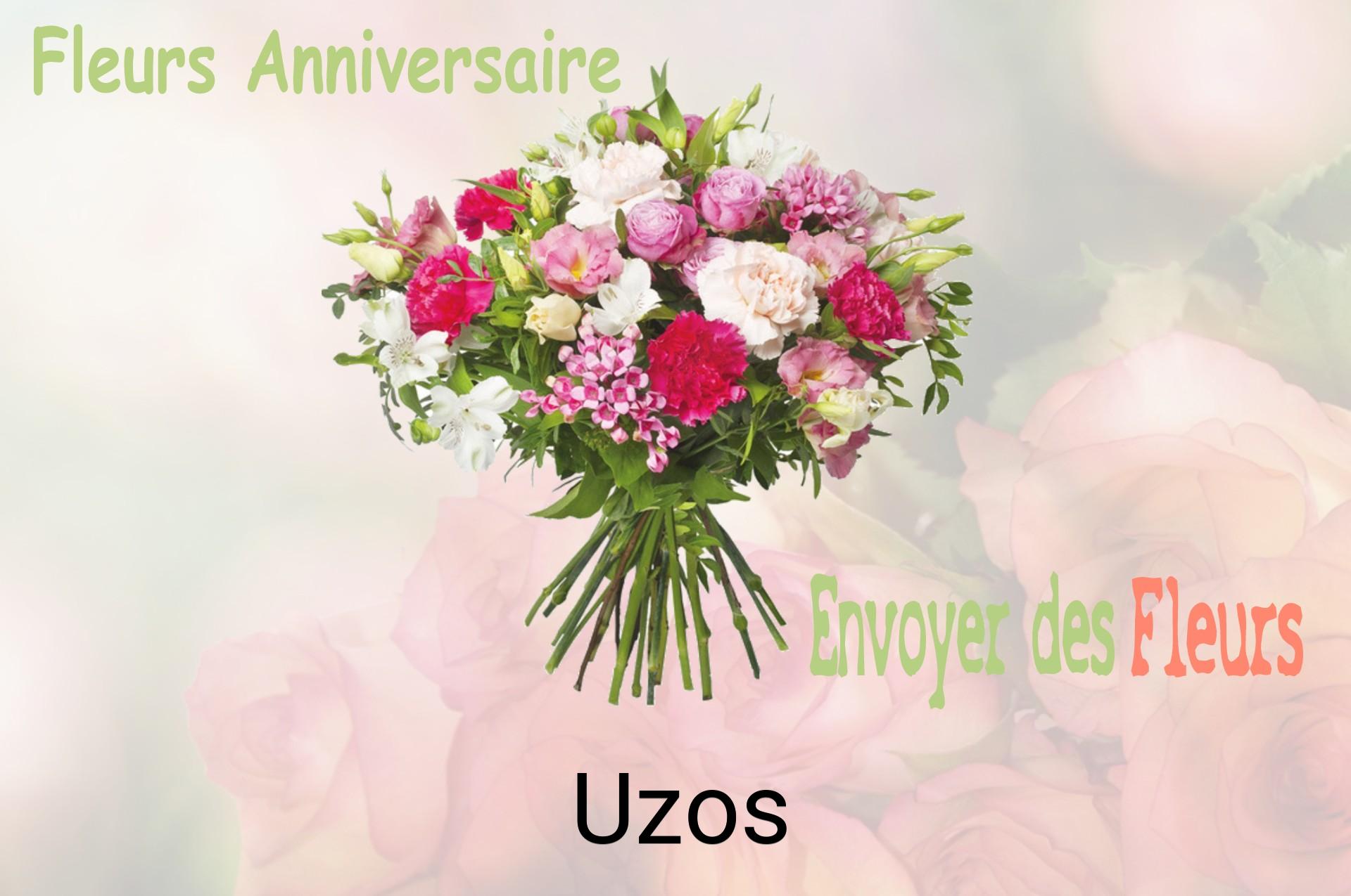 Bouquet de fleurs d’anniversaire livré à Uzos