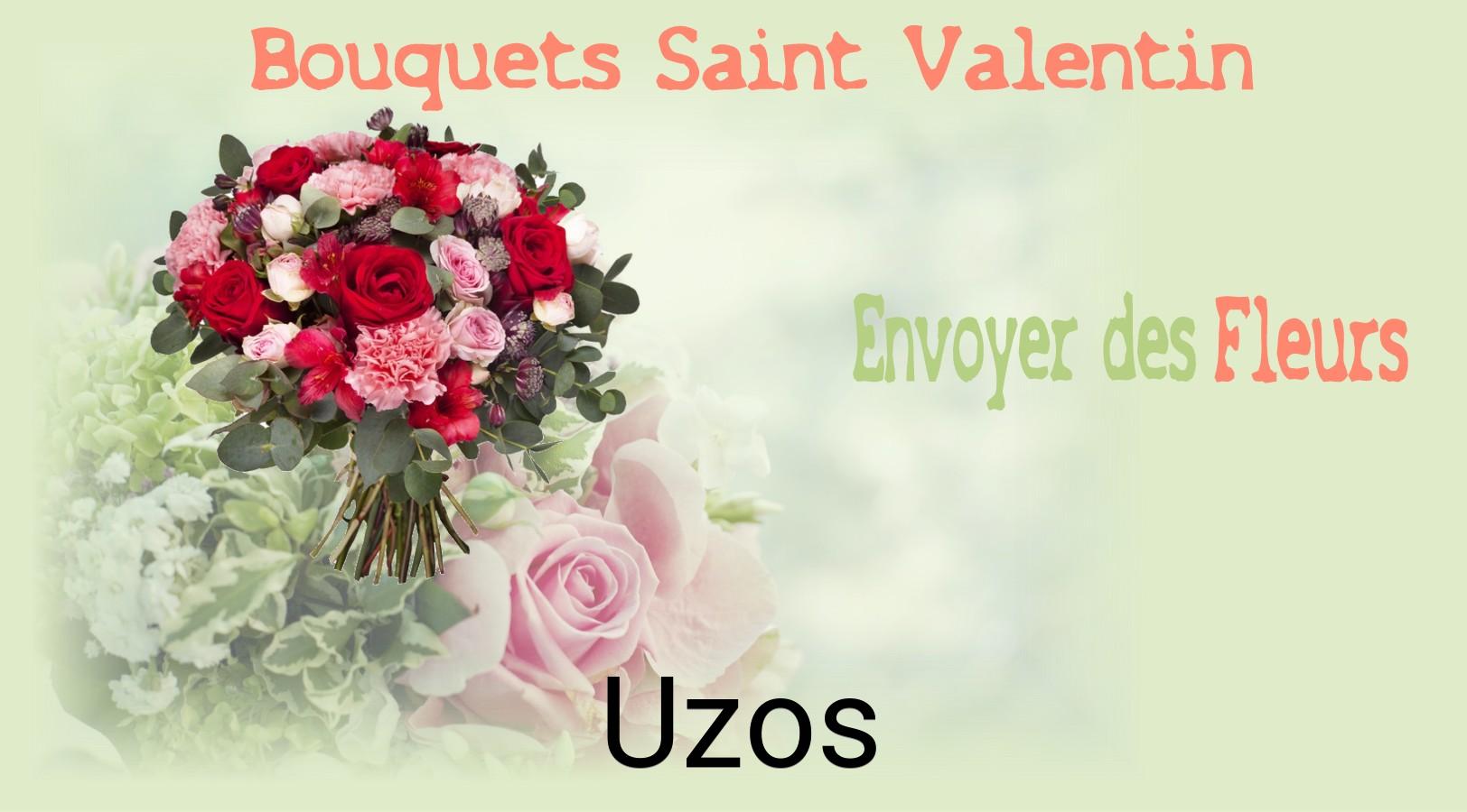 Roses de Saint-Valentin livrées à Uzos